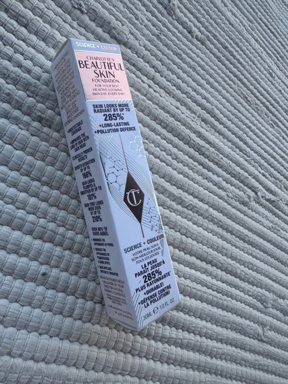 Charlotte Tilbury Beautiful Skin Foundation 1 Neutral 30ml Full Size NIB